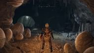 A player stumbles upon a giant ant nest near the Ainsel River (Image via FromSoftware Inc.)
